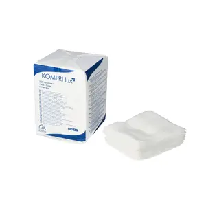 KOMPRI lux Gauze swabs without X-ray, non-sterile 13th 8ply 7,5cmx7,5cm x 100 pcs