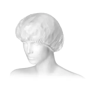 Kid-man Nurse's Cap Clip Type, Non-Woven, Non-Sterile, White, 100 Pieces