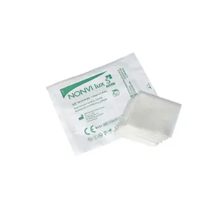 Kid-man NONVI lux S Sterile Non-Woven Swabs, 30g/m², 4-Ply, 7.5x7.5cm, 10 Pieces