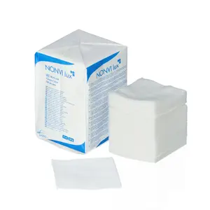 Kid-man NONVI lux Non-woven Swabs, 30g/m², 4-ply, 7.5x7.5cm, 100 pcs