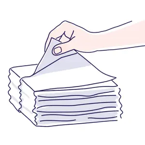 Seni Care Aid-Laid Disposable Hygienic Towels, 30 pieces