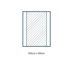 Kid-man ALPHAtex Sterile Instrument Table Cover 100cm x 150cm