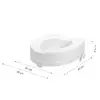 Kid-man 02-7060S4 Raised Toilet Seat 10 cm Photo 4
