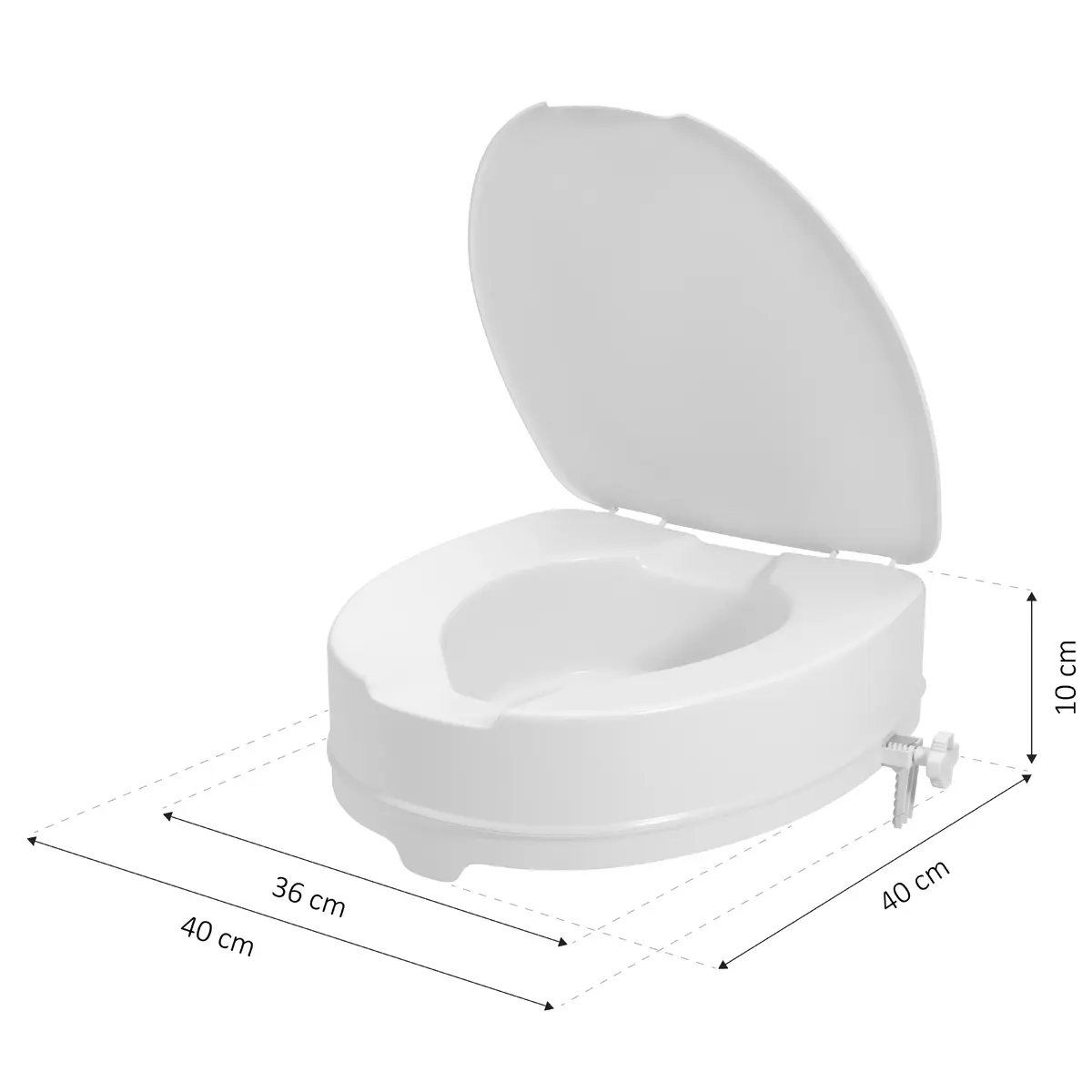 Kid-man SITIS Raised Toilet Seat 10 cm Photo 5