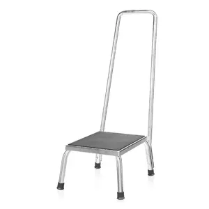 Kid-man LIPA HAND Bedside Step Stool with Support Handle, 120 kg Capacity