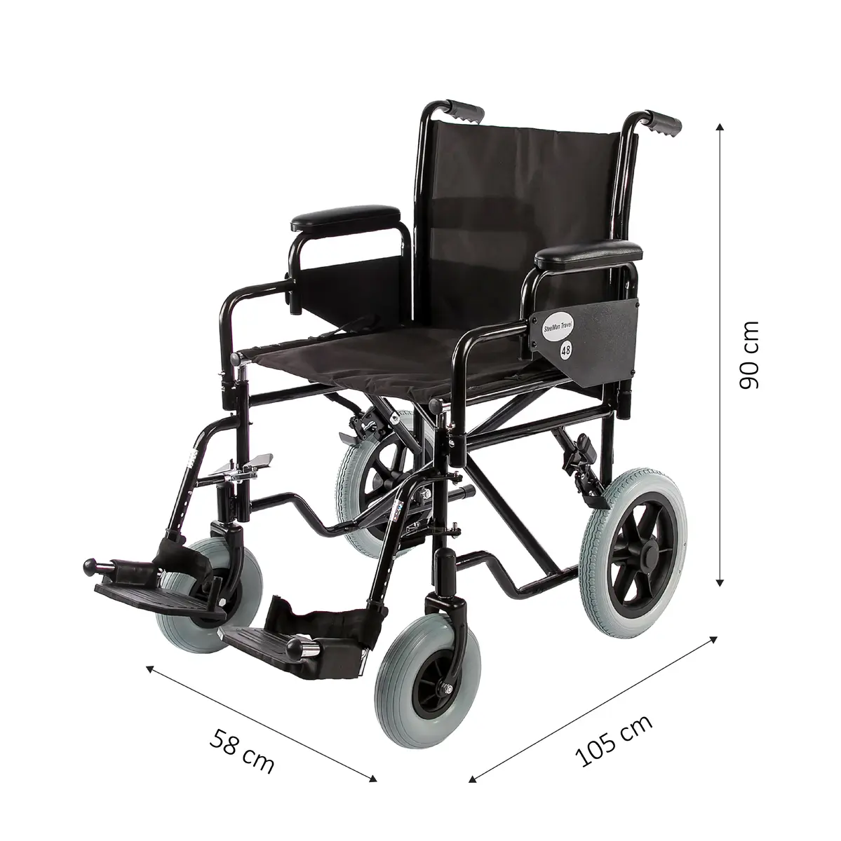 Kid-man SteelMan TRAVEL Transit Wheelchair 38 cm Photo 4