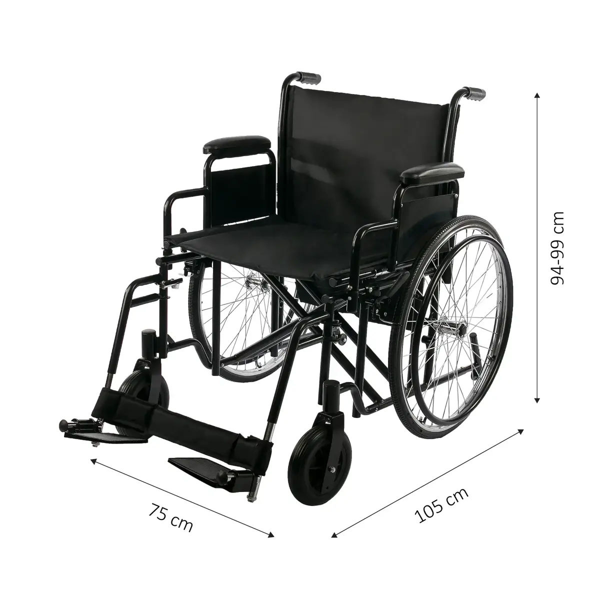 Kid-man SteelMan XL Bariatric Wheelchair 55 cm Photo 9