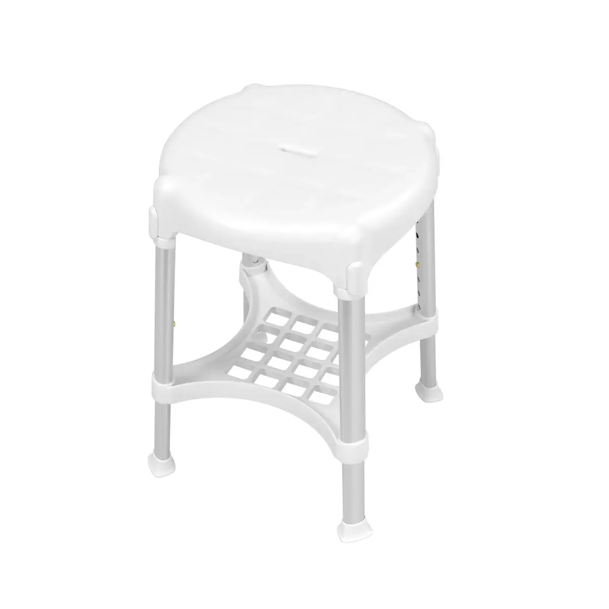Kid-man RINGASHD Round Shower Stool | Adjustable Height Photo 2