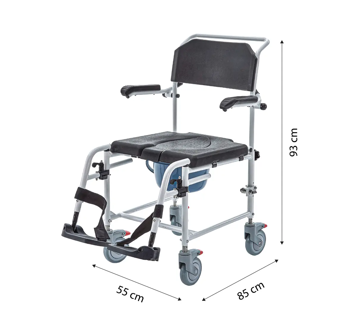 Kid-man AKVA Shower Commode Chair | Mobility Aid Photo 4