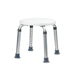 Kid-man OVALIS Shower Chair with Adjustable Height and Non-Slip Seat