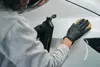 Kid-Man Nitrile Examination Gloves XXL Black Photo 5