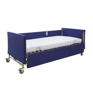 Kid-man Padded Cover Set for Nursing Bed, Blue