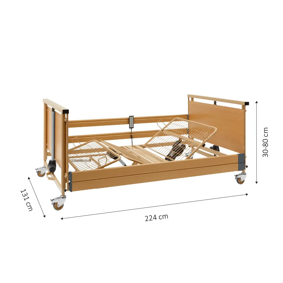Kid-man ALLURA II Bariatric Care Bed | Electric Adjustable Nursing Bed Photo 7