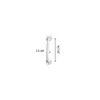 Kid-man Steel Grab Bar 25 cm | Bathroom Support Rail Photo 3