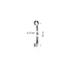 Kid-man 01-54012C Chromed Steel Grab Bar 30 cm Photo 4