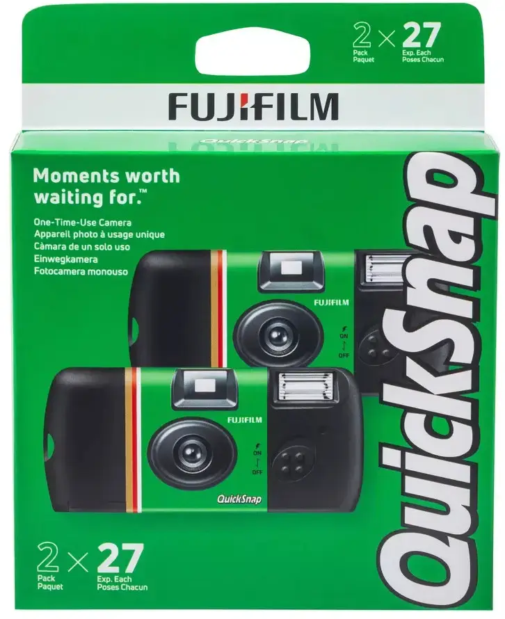 Fujifilm QuickSnap Flash Disposable Camera 2-Pack Photo 3