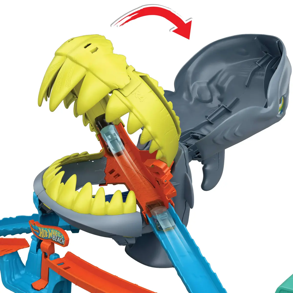Hot Wheels City Shark Chomp Beach rotaļu komplekts Photo 5