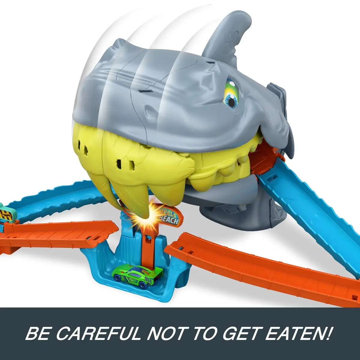 Hot Wheels City Shark Chomp Beach rotaļu komplekts Photo 8