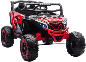 Super-Toys M2 Battery-Powered Ride-On Car 4x4 Red