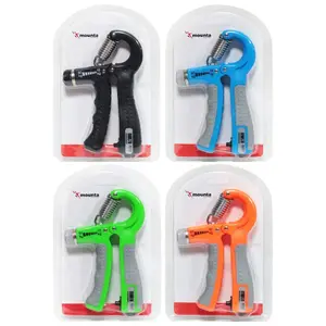 MOUNTA Hand Grip Strengthener with Counter, Adjustable Resistance 10-60 kg