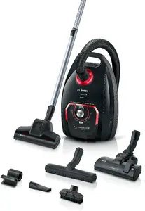 Bosch Serie 8 BGL8POW3A Drum Vacuum Cleaner, 890W, 5L Dust Bag, HEPA Filter