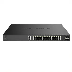 D-Link DXS-1250-28YP/E 28-Port 10G Multi-Gigabit Smart Managed PoE++ Switch with 4 x 25G SFP28 Ports
