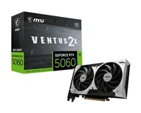 MSI RTX 5060 VENTUS 2X OC V1 Graphics Card, 8GB GDDR7, HDMI, 3x DisplayPort