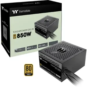 Thermaltake Toughpower GX3 SE 850W Power Supply Unit, 80 Plus Gold, 12VHPWR Connector