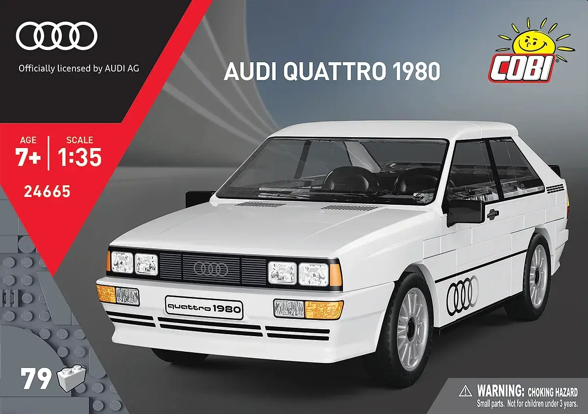 Cobi Audi Quattro 1980 konstruktors Photo 3
