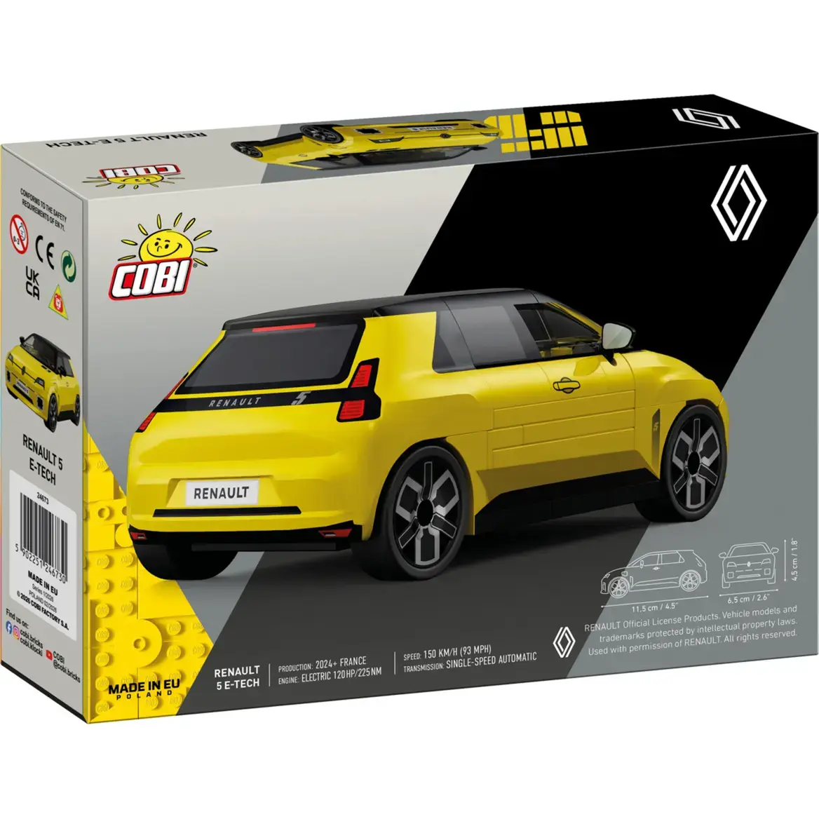 Cobi Renault 5 E-Tech konstruktors 1:35 Photo 5