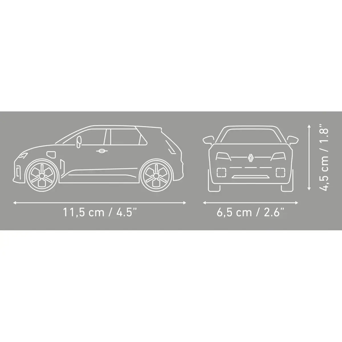 Конструктор Cobi Renault 5 E-Tech, масштаб 1:35 Photo 3