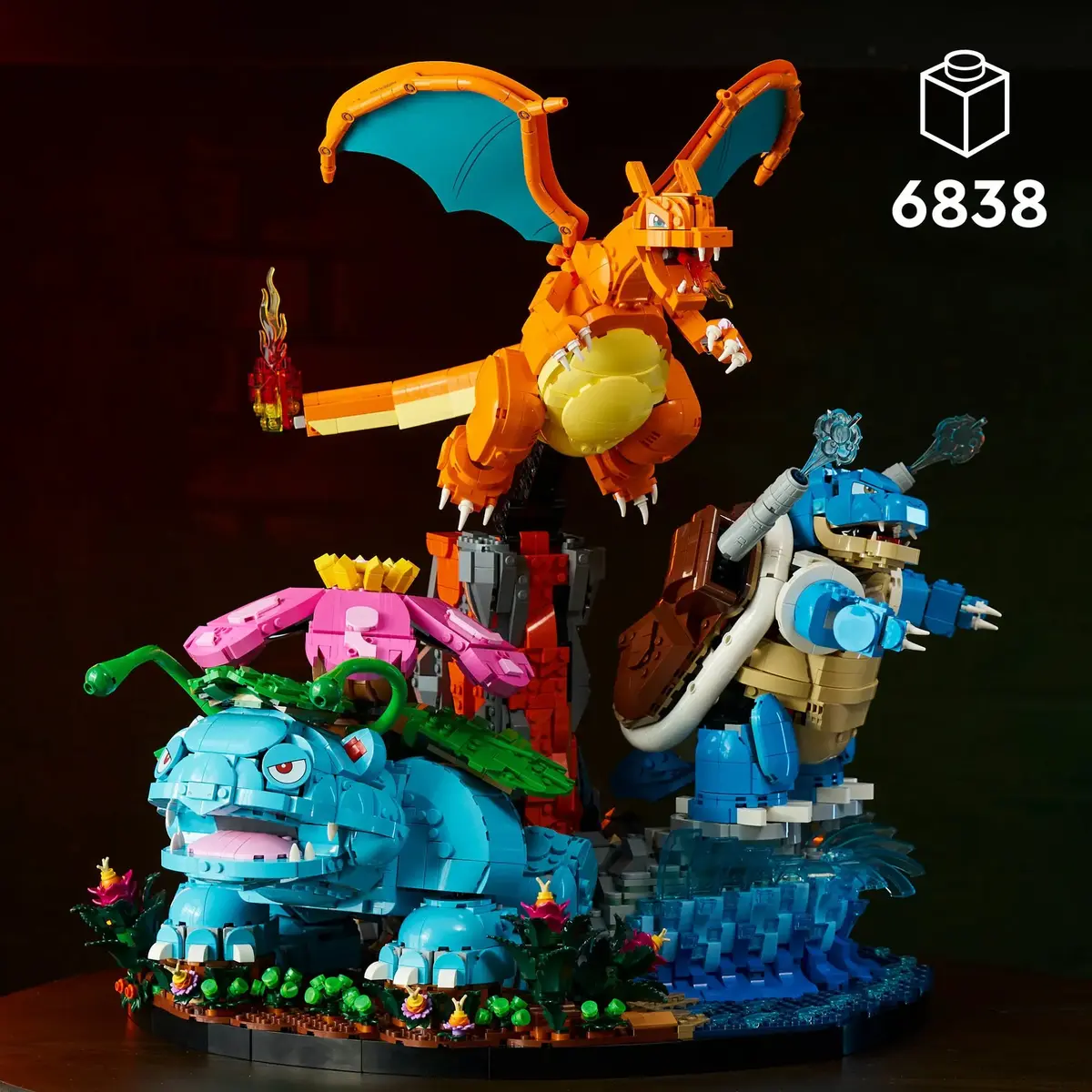 LEGO Pokémon Venusaur, Charizard and Turtle 72153 Photo 2