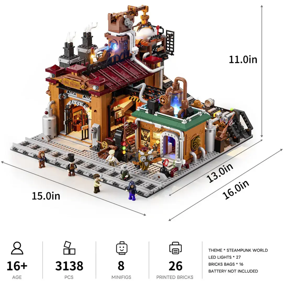 Конструктор Lumibricks Steampunk Ore Factory Photo 6