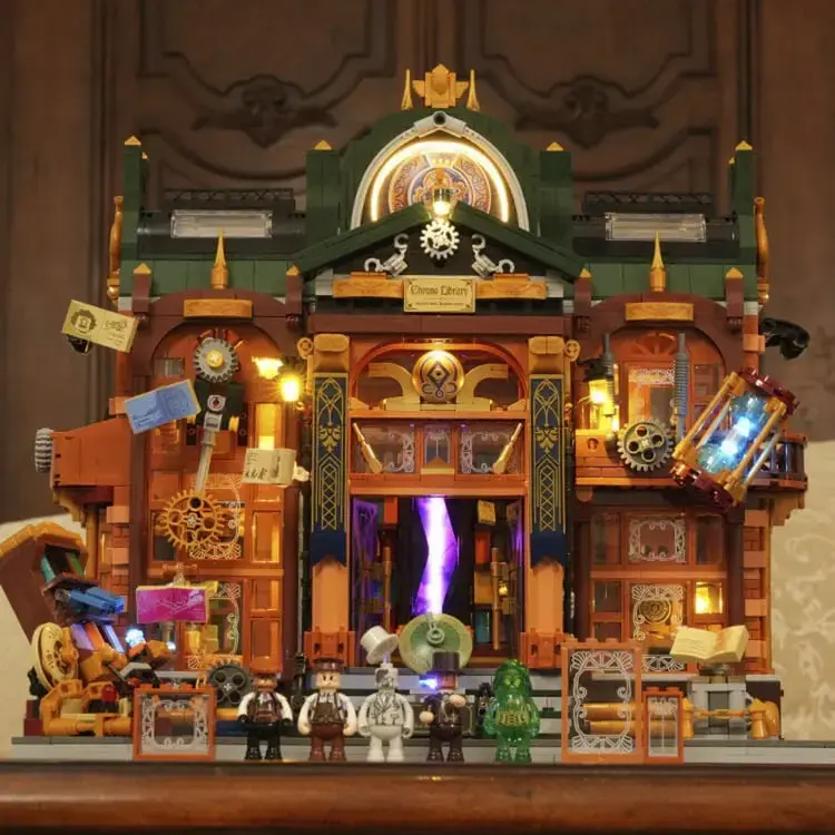 Конструктор Lumibricks Steampunk Time Rift Library Photo 4