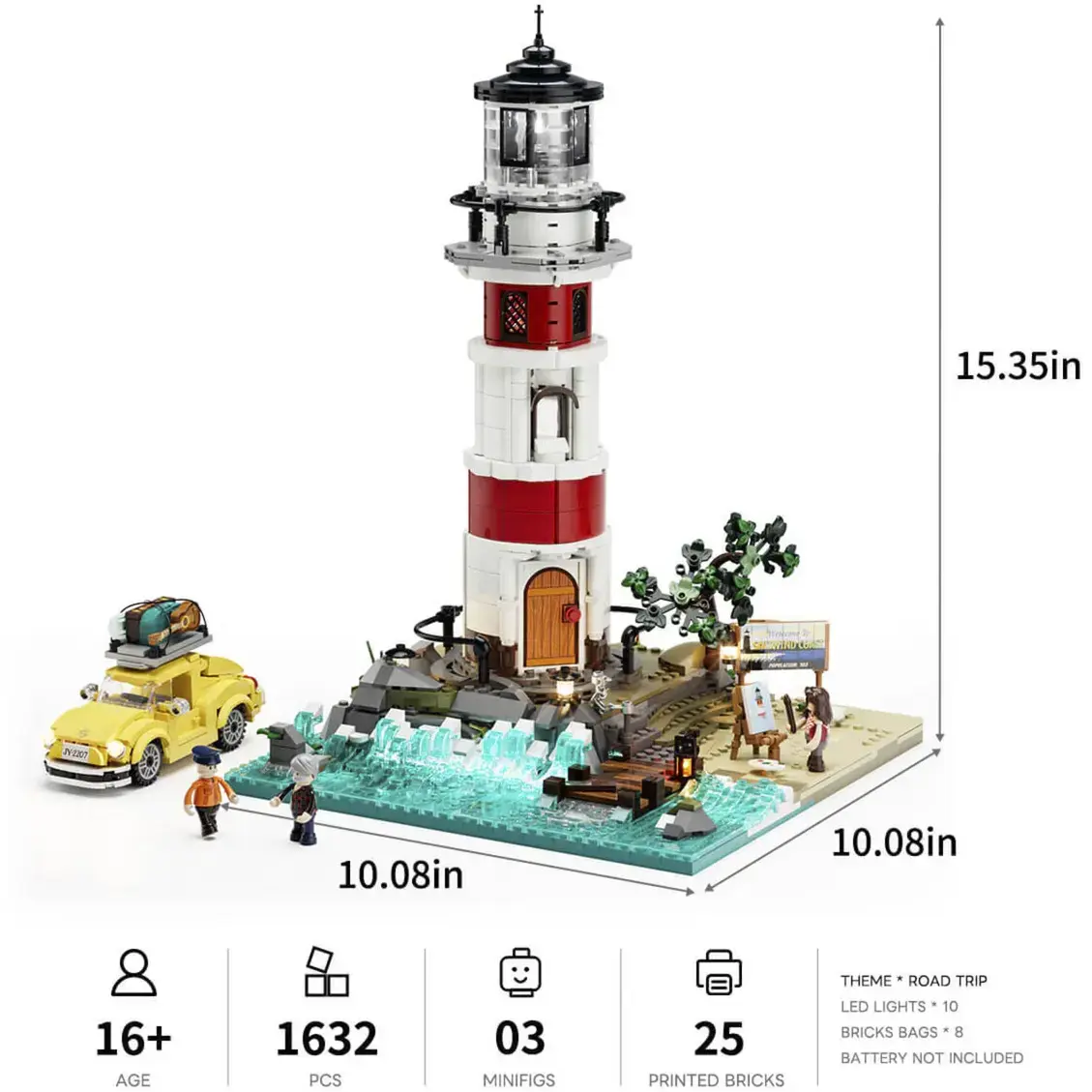 Конструктор Lumibricks Sunrise Lighthouse Photo 5