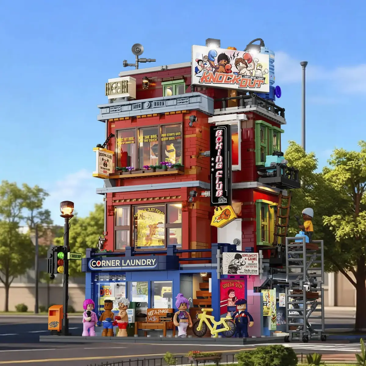 Конструктор Lumibricks L19009 Боксерский клуб Photo 4