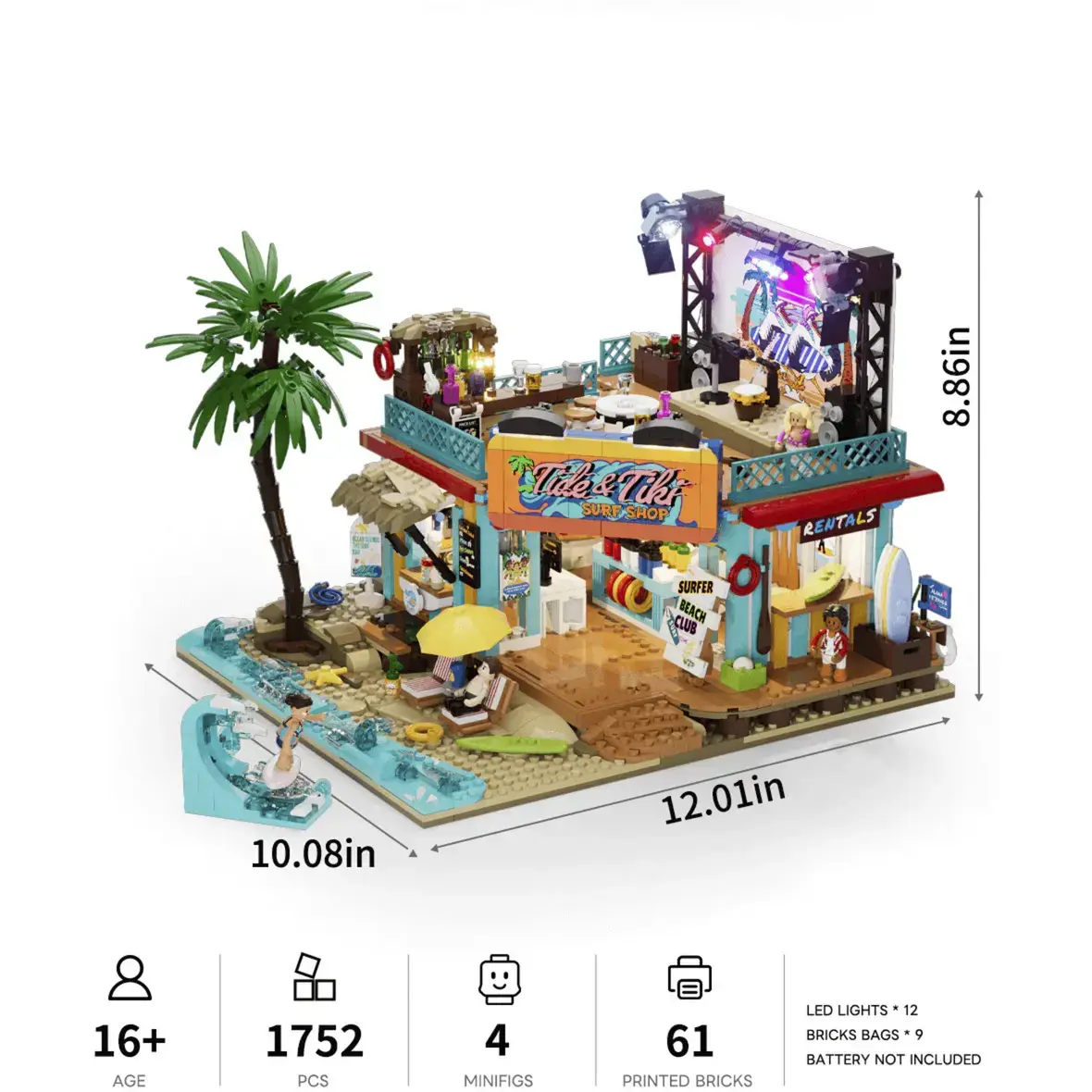 Конструктор Lumibricks Surf Shop L20004 Photo 4