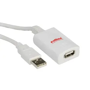 ROLINE 5m USB 2.0 A USB кабель USB A 0,48 Gbit/s Белый