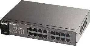 Zyxel GS1100-16 Unmanaged Gigabit Ethernet Switch with 16 Ports
