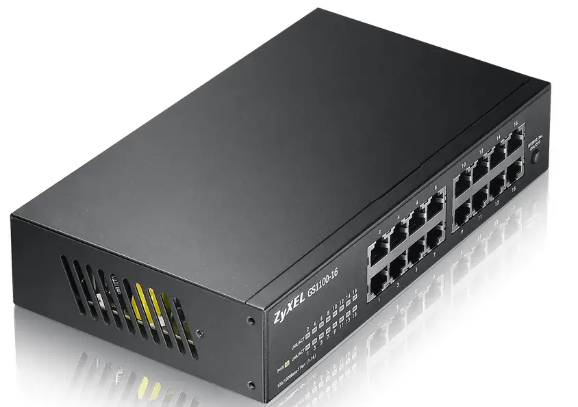 Неуправляемый коммутатор Zyxel GS1100-16 Photo 2