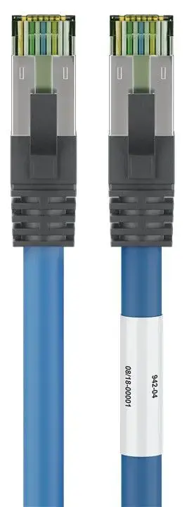 Goobay CAT 8.1 Patch Cord, 3m, Blue Photo 3