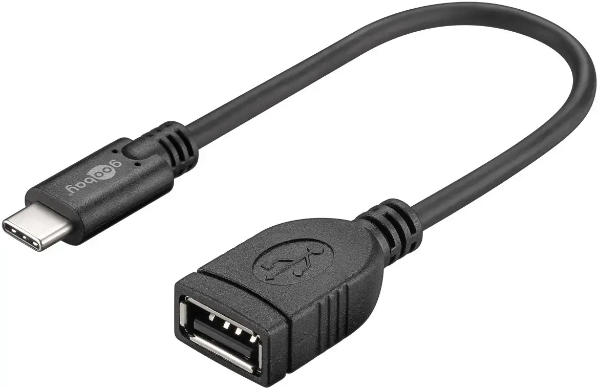 Goobay USB-C to USB-A Extension Cable 0.2m Photo 2