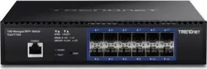 Switch Triton 12-portowy przełącznik TRENDnet TL2-F7120, 10G Layer 2 Managed SFP+