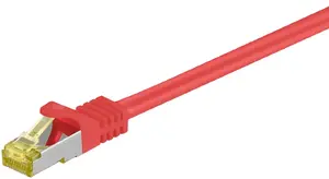 Goobay 91580 сетевой кабель Красный 0,5 m Cat7 S/FTP (S-STP)