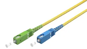 Goobay 59657 InfiniBand/fibre optic cable 0,5 m SC FTTH Желтый