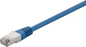 Goobay 73075 сетевой кабель Синий 10 m Cat5e F/UTP (FTP)