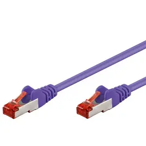 Techly ICOC CCA6F-005-VL networking cable Violet 0.5 m Cat6 F/UTP (FTP)
