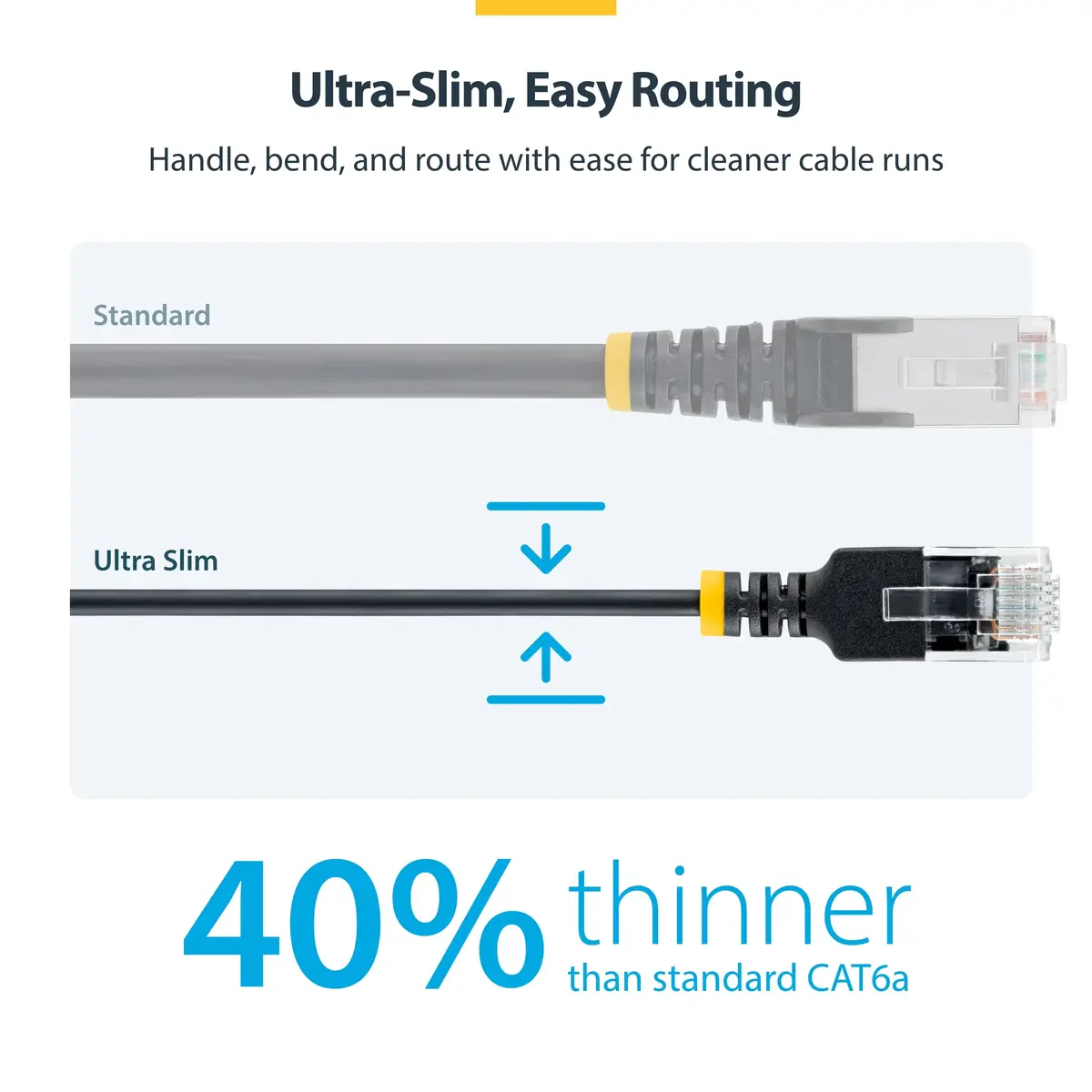 Кабель Ethernet StarTech 2м Cat6a N6APATUTP34BKS2M Photo 6