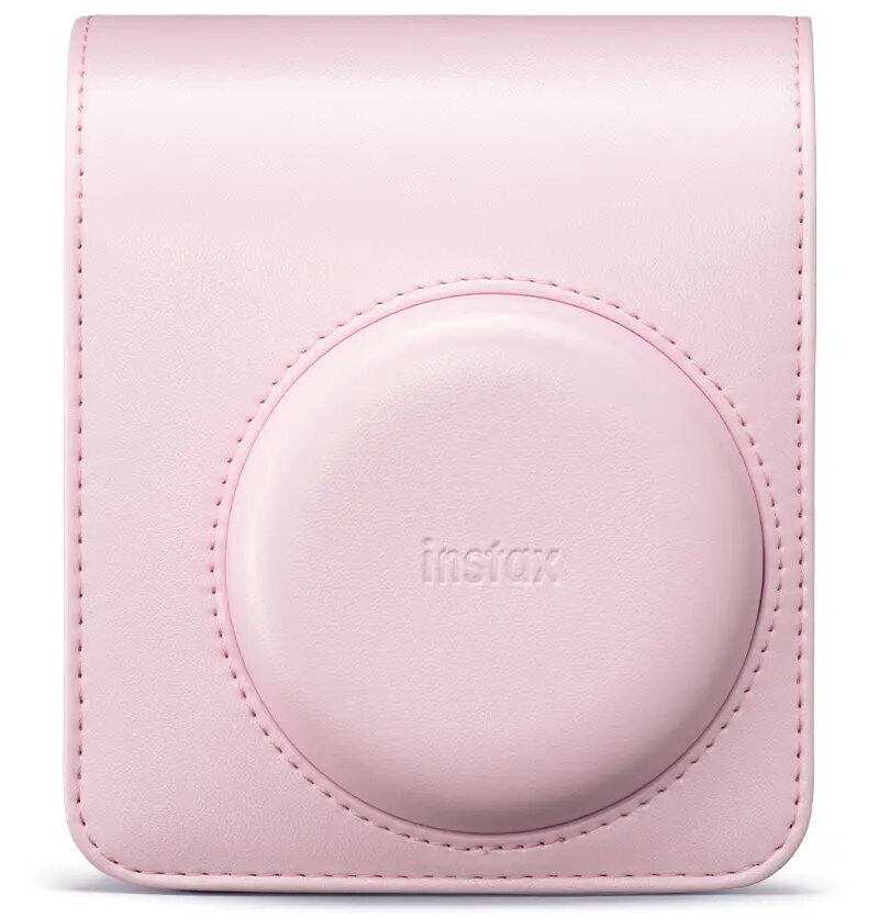 Fujifilm cietais kameras futrālis rozā instax