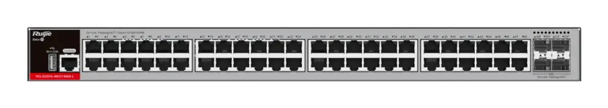 Управляемый коммутатор Ruijie Networks RG-S2915-48GT4MS-L Photo 5